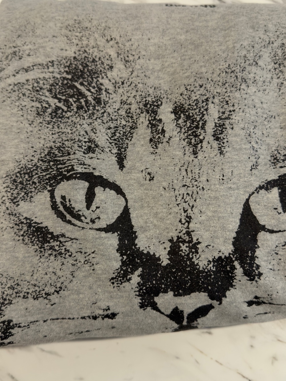 We Are Family Gray Cat Graphic Hoodie - Pets Cat Apparel - Picture 5 of 6